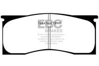 EBC - EBC 65-69 Dodge Dart 2.8 Greenstuff Front Brake Pads - DP21157 - Image 1