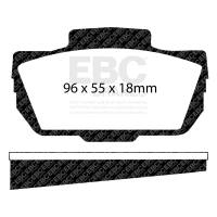 EBC - EBC 66-67 Saab Sonnet 0.8 Greenstuff Front Brake Pads - DP2149 - Image 1
