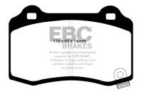 EBC - EBC 12-17 Tesla Model S Electric RWD Greenstuff Rear Brake Pads - DP21788 - Image 1