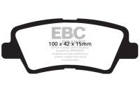 EBC - EBC 12+ Hyundai Accent 1.6 Greenstuff Rear Brake Pads - DP21875 - Image 1