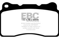 EBC - EBC 2016+ Cadillac CT6 2.0L Turbo Greenstuff Front Brake Pads - DP22093 - Image 1