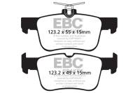 EBC - EBC 13+ Ford Fusion 1.6 Turbo Greenstuff Rear Brake Pads - DP22160 - Image 1
