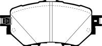 EBC - EBC 14+ Mazda 3 2.0 (Mexico Build) Greenstuff Front Brake Pads - DP23033 - Image 1
