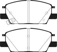 EBC - EBC 2016+ Chevrolet Malibu 1.5L Turbo (Elec PB) Greenstuff Front Brake Pads - DP23068 - Image 1