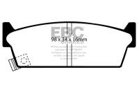 EBC - EBC 90-93 Infiniti M30 3.0 Greenstuff Rear Brake Pads - DP2686/2 - Image 1