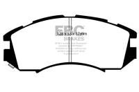 EBC - EBC 92-96 Subaru Impreza 1.8 (2WD) (13in Wheels) Greenstuff Front Brake Pads - DP2819 - Image 1