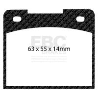 EBC - EBC 66-68 Volvo 140 1.8 Redstuff Rear Brake Pads - DP3114C - Image 1