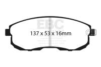 EBC - EBC 02-03 Infiniti G20 2.0 Redstuff Front Brake Pads - DP31636C - Image 1