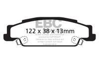 EBC - EBC 05-08 Pontiac Grand Prix 5.3 Redstuff Rear Brake Pads - DP31646/2C - Image 1