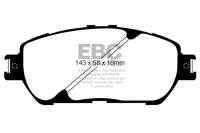 EBC - EBC 02-03 Lexus ES300 3.0 Redstuff Front Brake Pads - DP31674C - Image 1