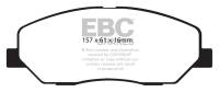 EBC - EBC 08-10 Hyundai Genesis 3.8 Redstuff Front Brake Pads - DP31821C - Image 1