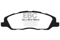 EBC - EBC 13-14 Ford Mustang 3.7 (A/T+Performance Pkg) Redstuff Front Brake Pads - DP31868C - Image 1