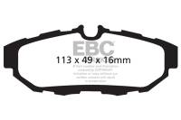 EBC - EBC 10-14 Ford Mustang 3.7 Redstuff Rear Brake Pads - DP31870C - Image 1