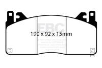 EBC - EBC 2015+ Ford Mustang (6th Gen) 5.2L (GT350) Shelby Redstuff Front Brake Pads - DP33055C - Image 1