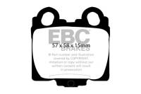 EBC - EBC 98-05 Lexus GS300 3.0 Yellowstuff Rear Brake Pads - DP41224R - Image 1