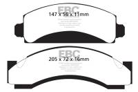 EBC - EBC 74-80 Chevrolet C30 (JB8) Yellowstuff Front Brake Pads - DP41241R - Image 1