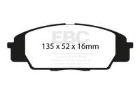 EBC - EBC 07-11 Acura CSX (Canada) 2.0 Type S Yellowstuff Front Brake Pads - DP41254R - Image 1