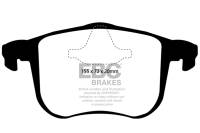 EBC - EBC 06-11 Saab 9-3 2.0 Turbo (Aero) Yellowstuff Front Brake Pads - DP41416R - Image 1