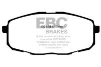 EBC - EBC 09-12 Hyundai Elantra 2.0 Touring Yellowstuff Front Brake Pads - DP41562R - Image 1