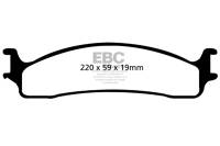 EBC - EBC 06-11 Dodge Ram 1500 Mega Cab 2WD Yellowstuff Front Brake Pads - DP41650R - Image 1
