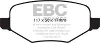 EBC - EBC 11-14 Ford Edge 2.0 Turbo Yellowstuff Rear Brake Pads - DP41826R - Image 1