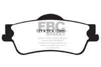 EBC - EBC 11+ Chevrolet Caprice 3.6 Yellowstuff Rear Brake Pads - DP41834R - Image 1