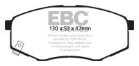 EBC - EBC 10-15 Hyundai Tucson 2.0 FWD Yellowstuff Front Brake Pads - DP41866R - Image 1