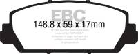 EBC - EBC 12+ Acura RDX 3.5 Yellowstuff Front Brake Pads - DP41896R - Image 1