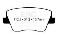 EBC - EBC 2019+ Hyundai Veloster N (2nd Gen) 2.0L Turbo Yellowstuff Rear Brake Pads - DP42344R - Image 1