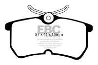 EBC - EBC 2017+ Ford Fiesta (MK7) Bluestuff Rear Brake Pads - DP51218NDX - Image 1