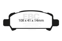 EBC - EBC 01-02 Subaru Impreza 2.0 Turbo WRX Bluestuff Rear Brake Pads - DP51293NDX - Image 1