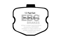 EBC - EBC 06-08 Chevrolet Corvette (C6) 7.0 (Z06) Bluestuff Front Brake Pads - DP51771NDX - Image 1