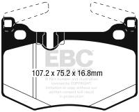 EBC - EBC 2016+ Lexus GS-F Bluestuff Rear Brake Pads - DP52261NDX - Image 1
