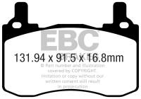 EBC - EBC 2019+ Genesis G70 2.0T Bluestuff Rear Brake Pads - DP52357NDX - Image 1