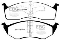 EBC - EBC 96-00 Chrysler Town & Country 3.3 (15in Wheels) Greenstuff Front Brake Pads - DP61065 - Image 1