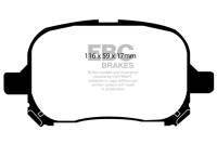 EBC - EBC 99-01 Lexus RX300 3.0 2WD Greenstuff Front Brake Pads - DP61133 - Image 1