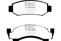 EBC - EBC 76-77 Ford Bronco 3.3 Greenstuff Front Brake Pads - DP61261 - Image 1