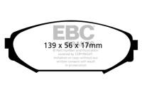EBC - EBC 00-02 Acura MDX 3.5 Greenstuff Front Brake Pads - DP61311 - Image 1