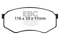 EBC - EBC 92-93 Toyota Pick-Up Extra Cab Greenstuff Front Brake Pads - DP61317 - Image 1