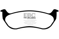 EBC - EBC 07-11 Ford Explorer Sport Trac 4.0 Greenstuff Rear Brake Pads - DP61673 - Image 1