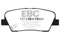 EBC - EBC 06-09 Hyundai Entourage 3.8 Greenstuff Rear Brake Pads - DP61806 - Image 1