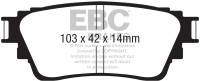 EBC - EBC 18-21 Mitsubishi Outlander Greenstuff Rear Brake Pads - DP62376 - Image 1