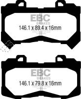 EBC - EBC 15+ Chevrolet Colorado 2.5 Greenstuff Front Brake Pads - DP63044 - Image 1