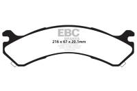 EBC - EBC 01-05 Chevrolet Silverado 3500 (2WD) Extra Duty Rear Brake Pads - ED91663 - Image 1