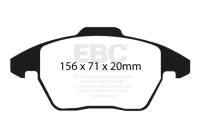 EBC - EBC 06-13 Audi A3 2.0 Turbo (Girling rear caliper) Ultimax2 Front Brake Pads - UD1107 - Image 1