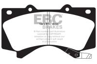 EBC - EBC 08+ Lexus LX570 5.7 Ultimax2 Front Brake Pads - UD1303 - Image 1