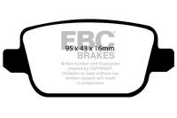EBC 07-12 Land Rover LR2 3.2 Ultimax2 Rear Brake Pads - UD1314