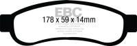 EBC - EBC 08-10 Ford F250 (inc Super Duty) 5.4 (2WD) Ultimax2 Rear Brake Pads - UD1334 - Image 1
