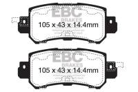 EBC - EBC 12+ Mazda CX-5 2 Ultimax2 Rear Brake Pads - UD1624 - Image 1