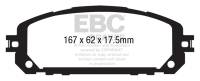 EBC - EBC 13+ Jeep Cherokee 3.2 Ultimax2 Front Brake Pads - UD1709 - Image 1